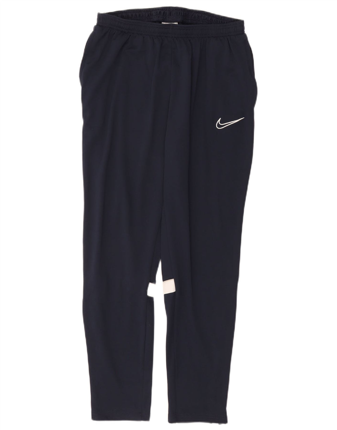 Męskie spodnie dresowe Nike Dri Fit XL, granatowe, z blokami kolorów, poliestrowe