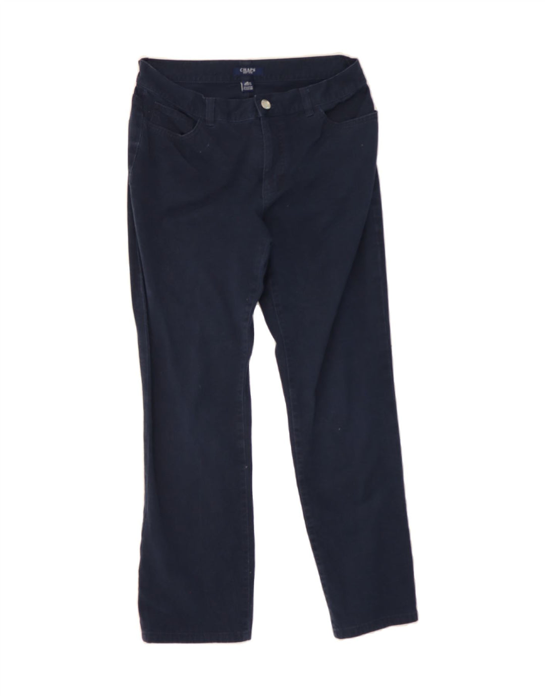 CHAPS Womens Straight Jeans US 8 Medium W30 L27 Navy Blue Cotton Vintage Chaps and Second-Hand Chaps from Messina Hembry 
