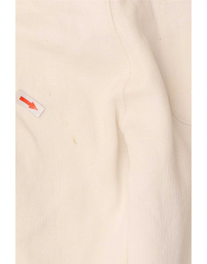 Męskie spodnie dresowe Lacoste Graphic XS, białe, bawełniane
