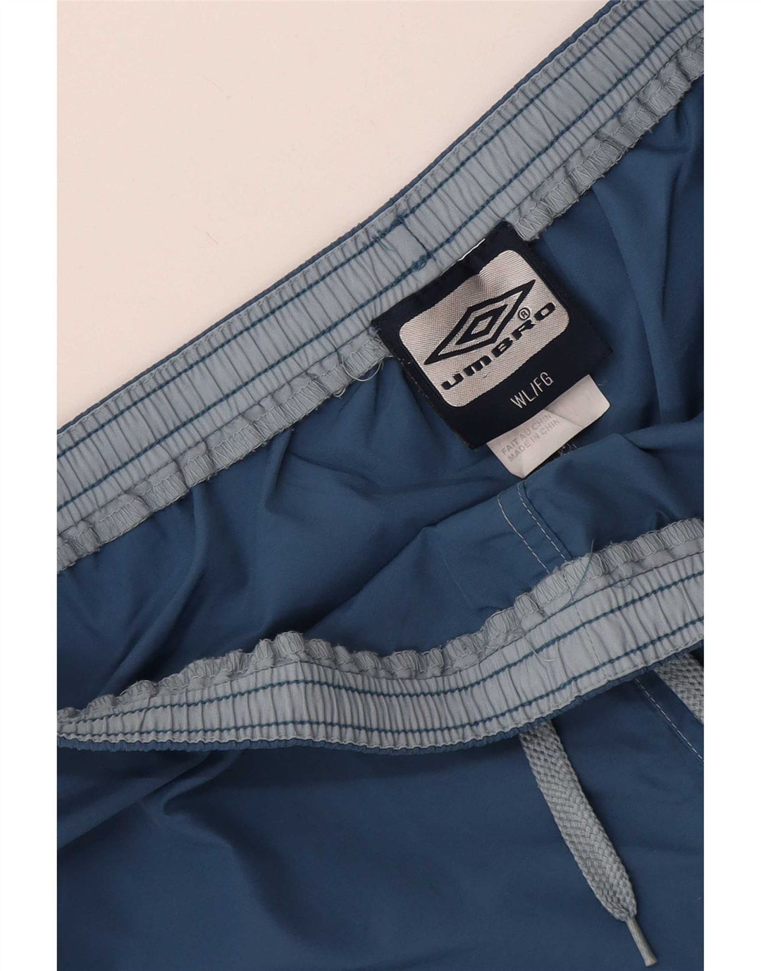 Męskie spodenki sportowe Umbro, duże, niebieskie, nylonowe