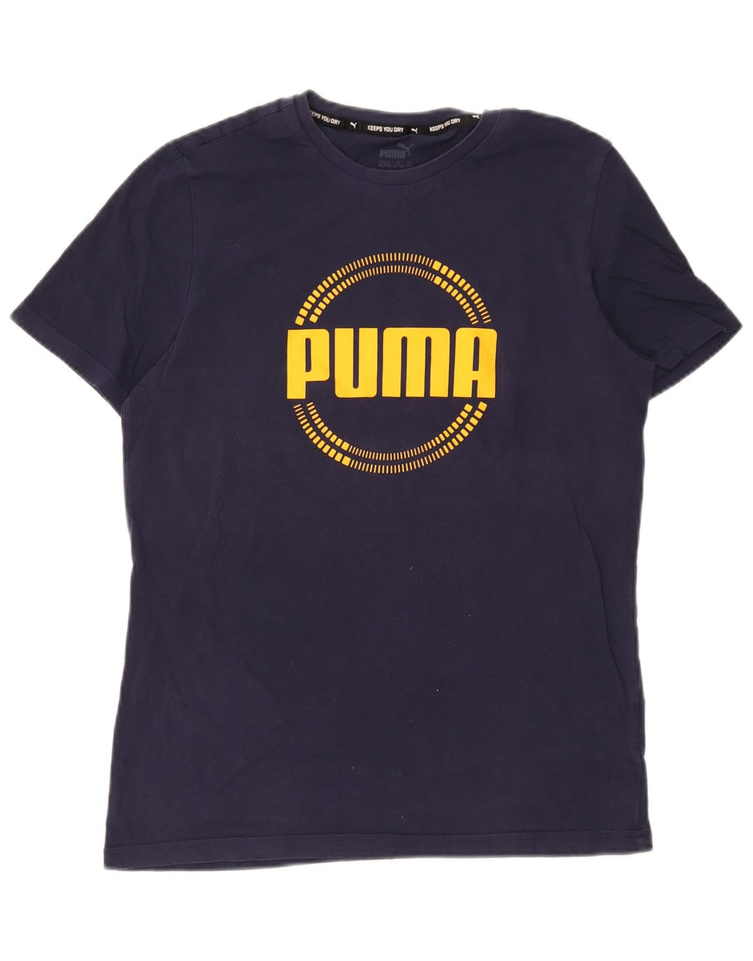 Chłopięcy T-shirt z grafiką Puma 15-16 lat, granatowy