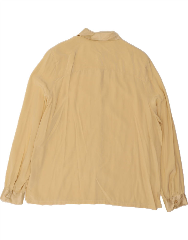 CHERIE Womens Shirt Blouse IT 52 2XL Yellow Vintage cherie and Second-Hand cherie from Messina Hembry 