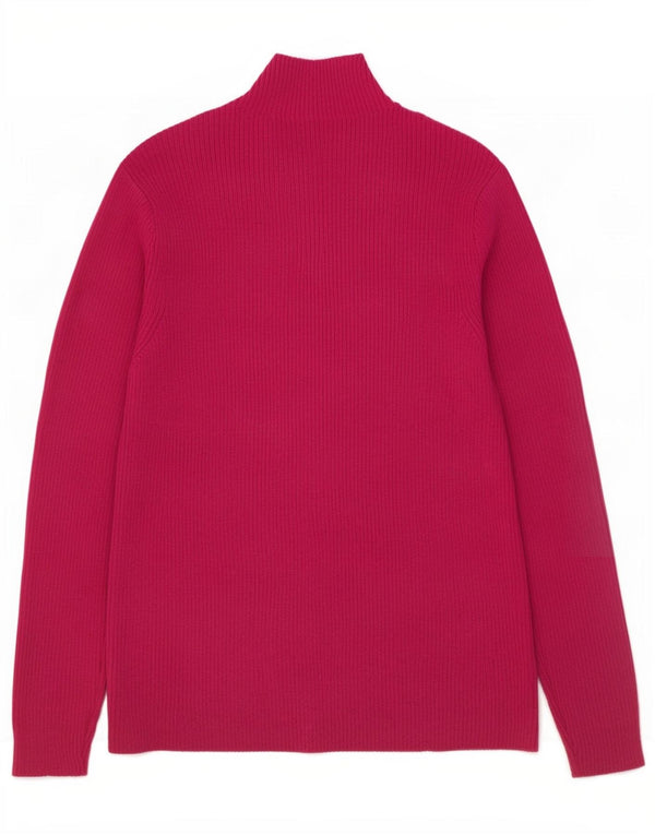 Marks & Spencer Damski sweter z golfem UK 14, duży fioletowy