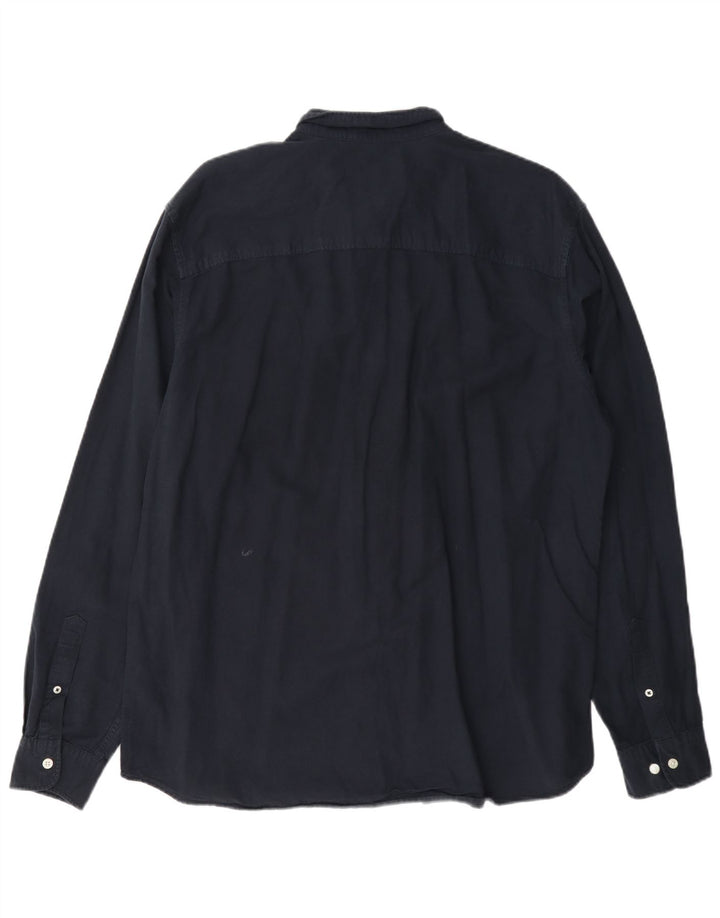 Koszula męska Jack & Jones 2XL, granatowa, bawełniana