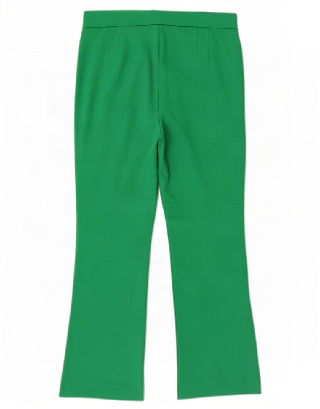 Krótkie spodnie damskie Zara Bootcut, średnie W28 L25, zielone bawełniane