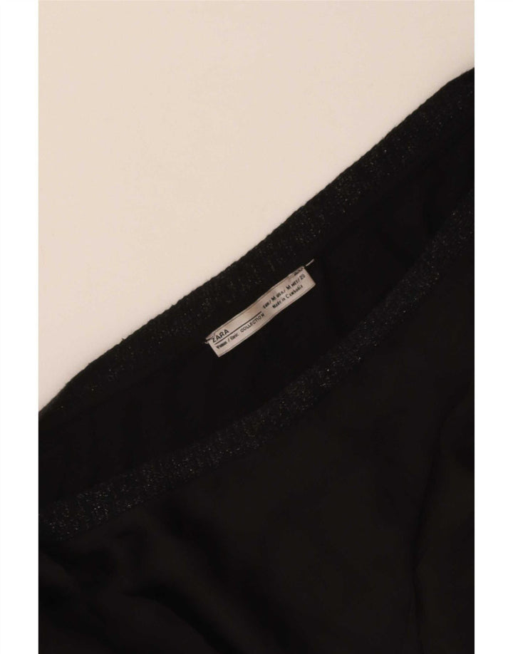 Damska bluzka oversize Zara UK 14, średnia czarna