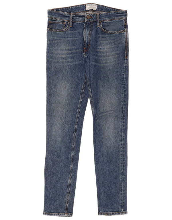 Damskie jeansy slim Fat Face W32 L32 Niebieskie bawełniane