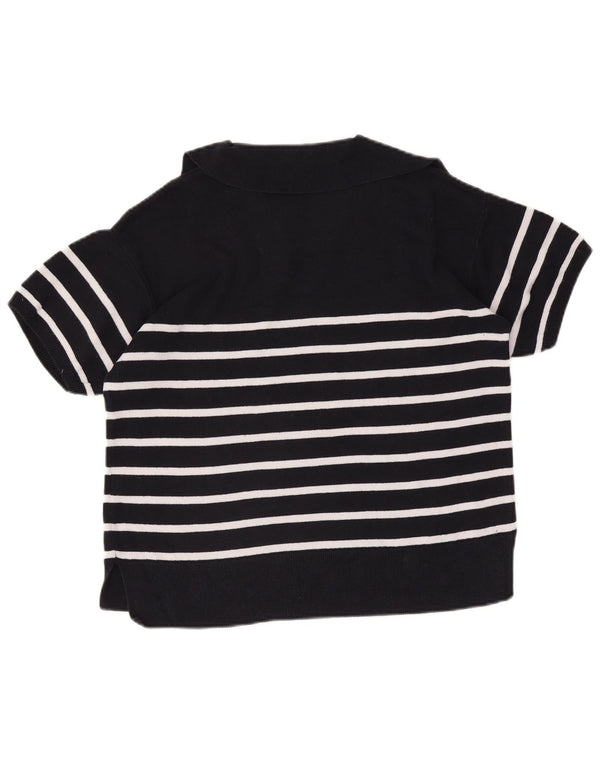 Damski sweter polo Marks & Spencer UK 14, średni granatowy