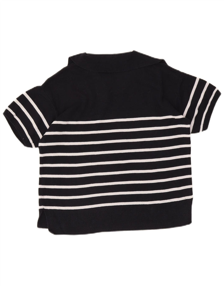 Damski sweter polo Marks & Spencer UK 14, średni granatowy