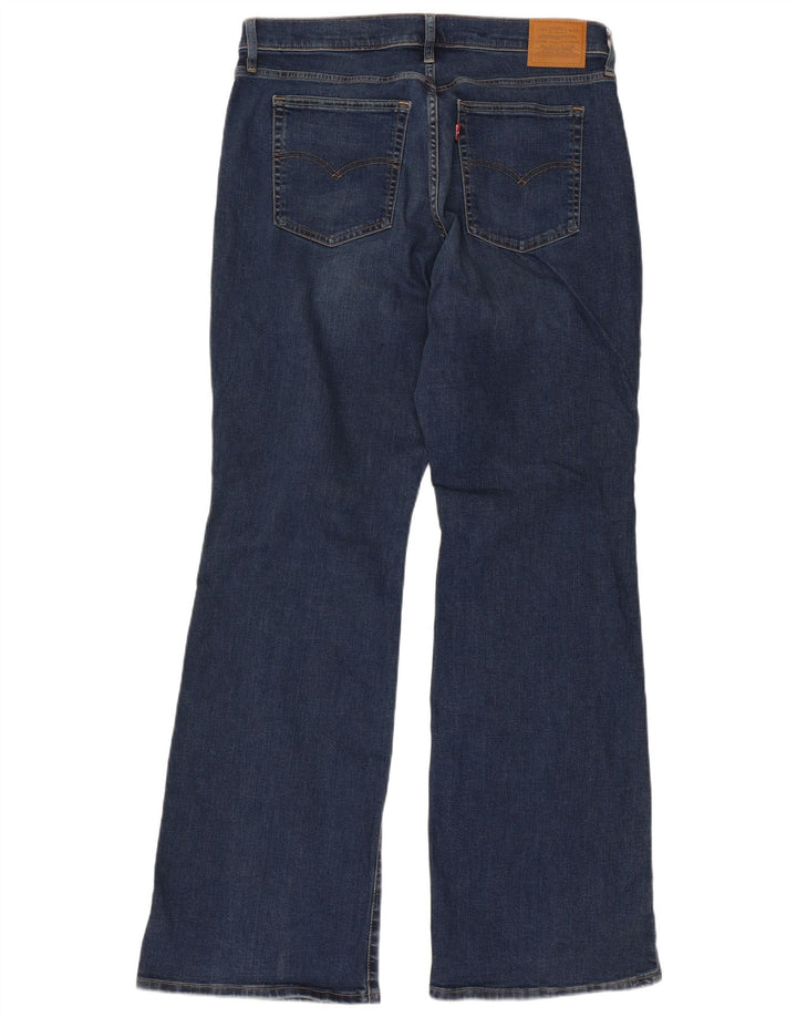 Damskie jeansy Levi's 726 Flared US 14 XL W36 L33 Niebieska bawełna