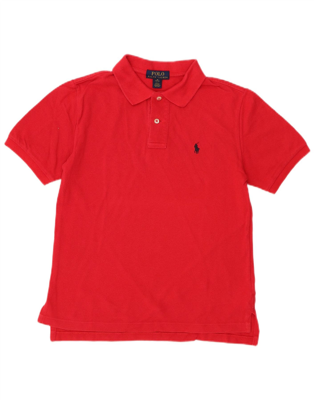 RALPH LAUREN Koszulka polo 10-11 lat, średnia czerwona, bawełniana