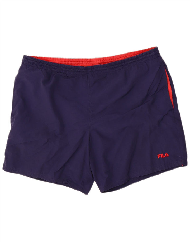 Męskie spodenki sportowe Fila XL granatowe