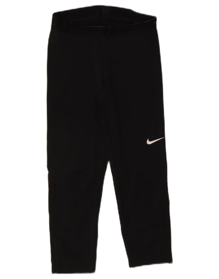 Legginsy Nike Damskie Dri Fit Capri UK 8 Małe Czarne