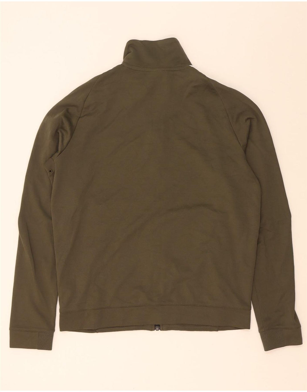 Męska kurtka dresowa Nike, średnia, bawełniana khaki, z blokami kolorów
