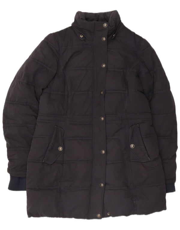 Damska ocieplana kurtka Fat Face UK 12, średni czarny poliester