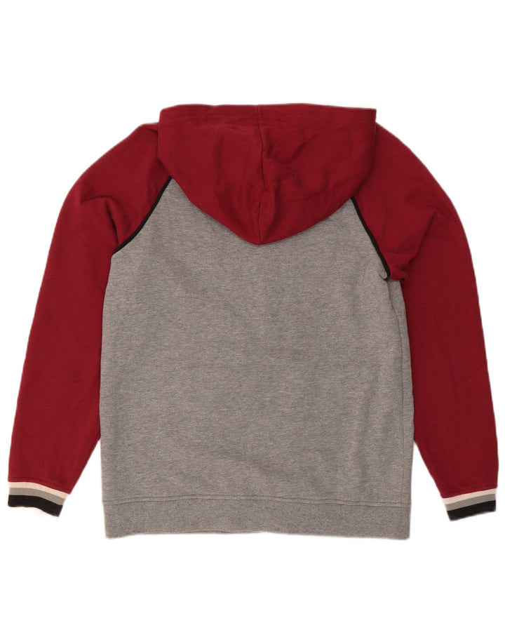 Męska bluza dresowa z kapturem Vans, mała, czerwona, bawełniana w bloki kolorów