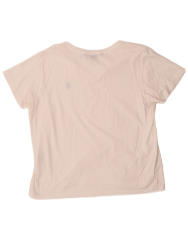 Damska koszulka Ralph Lauren Top UK 18 XL, biała bawełna