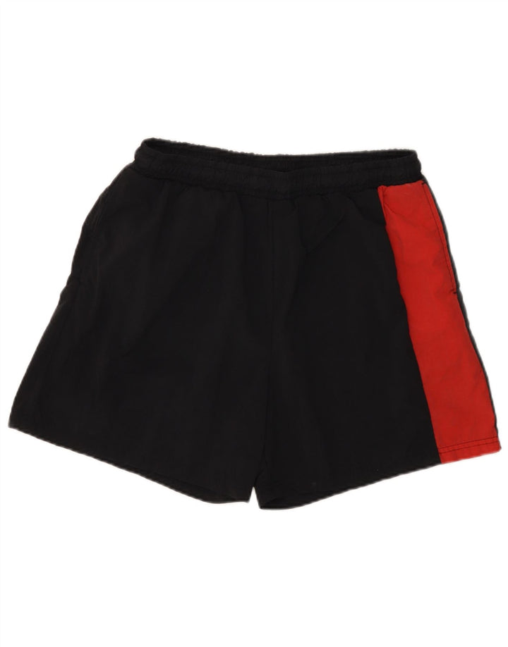 Męskie spodenki kąpielowe Fila XL, czarny nylon z blokami kolorów