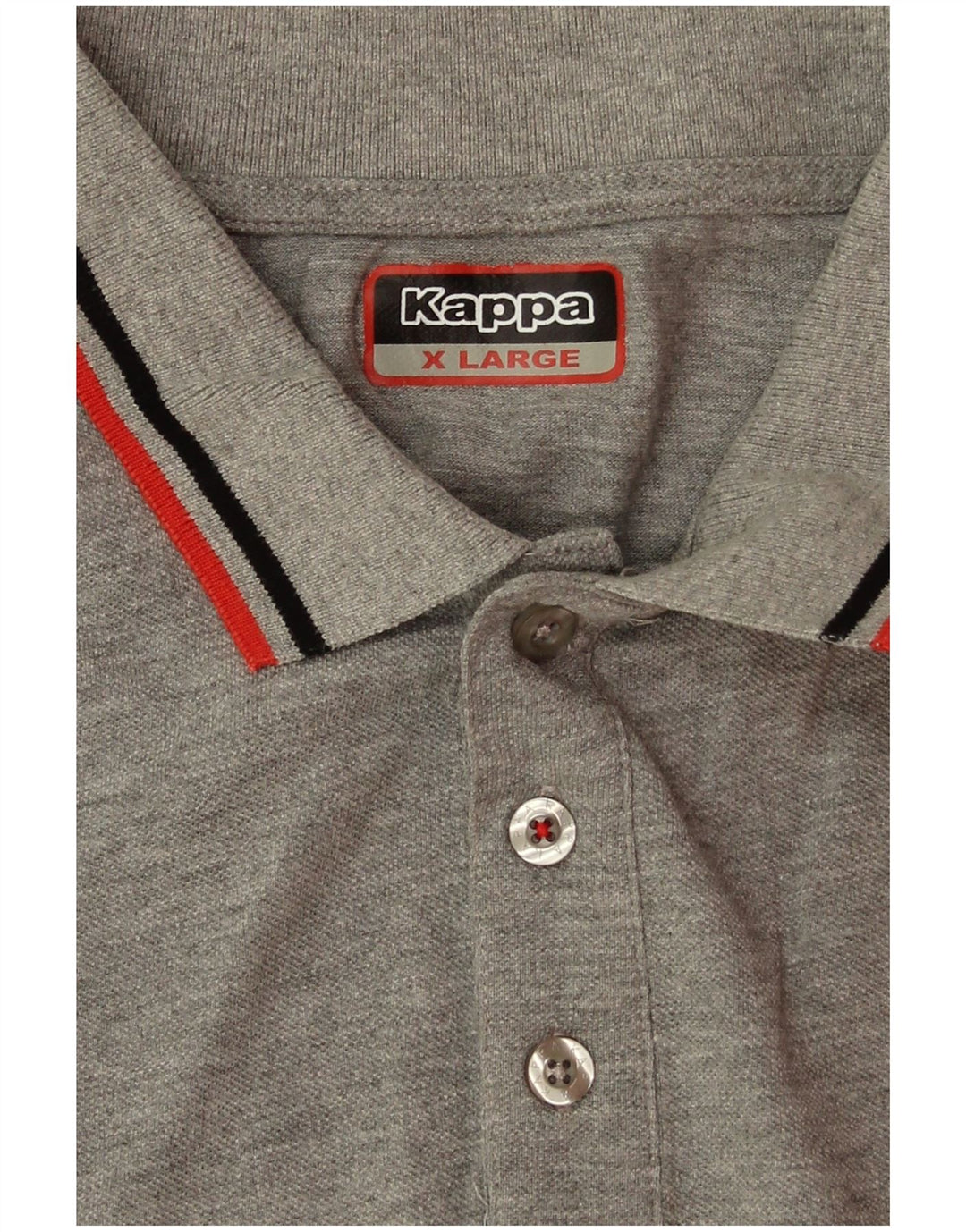 Męska koszulka polo Kappa XL, szara, nakrapiana