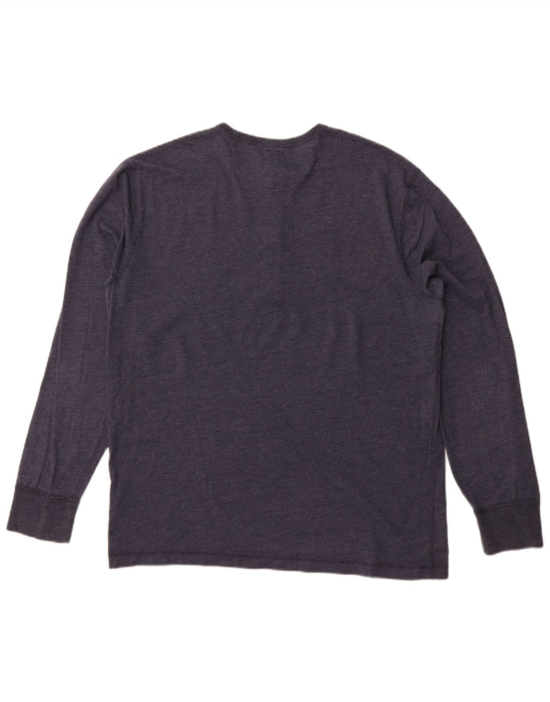 Męski top J. Crew z długim rękawem XL, granatowy, bawełniany