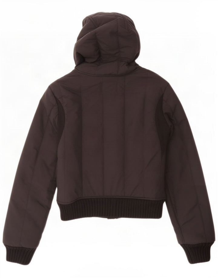 Refrigiwear Damska ocieplana kurtka z kapturem UK 10 Small Black Poliamid