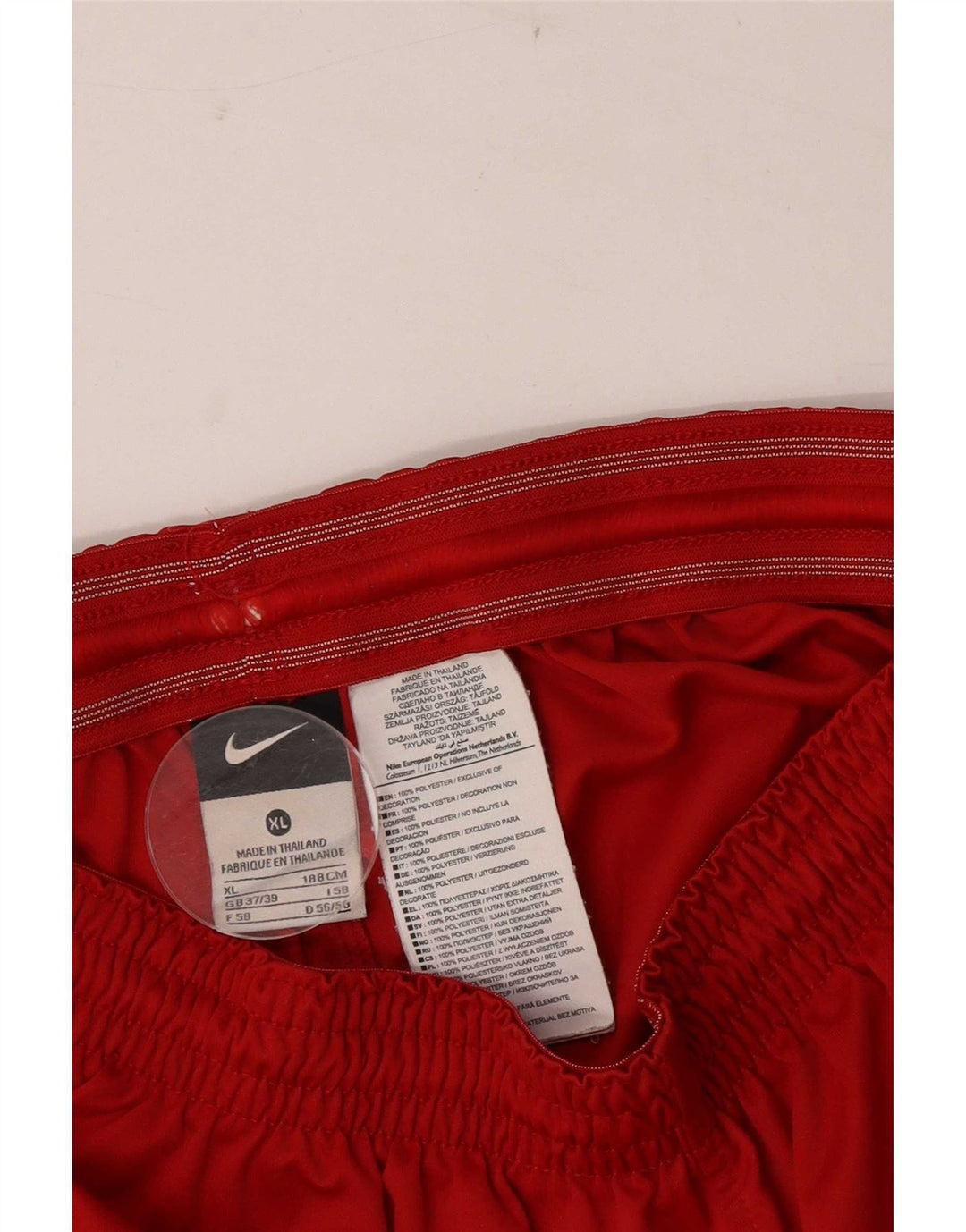Męskie spodenki sportowe Nike Graphic XL, czerwone, poliestrowe
