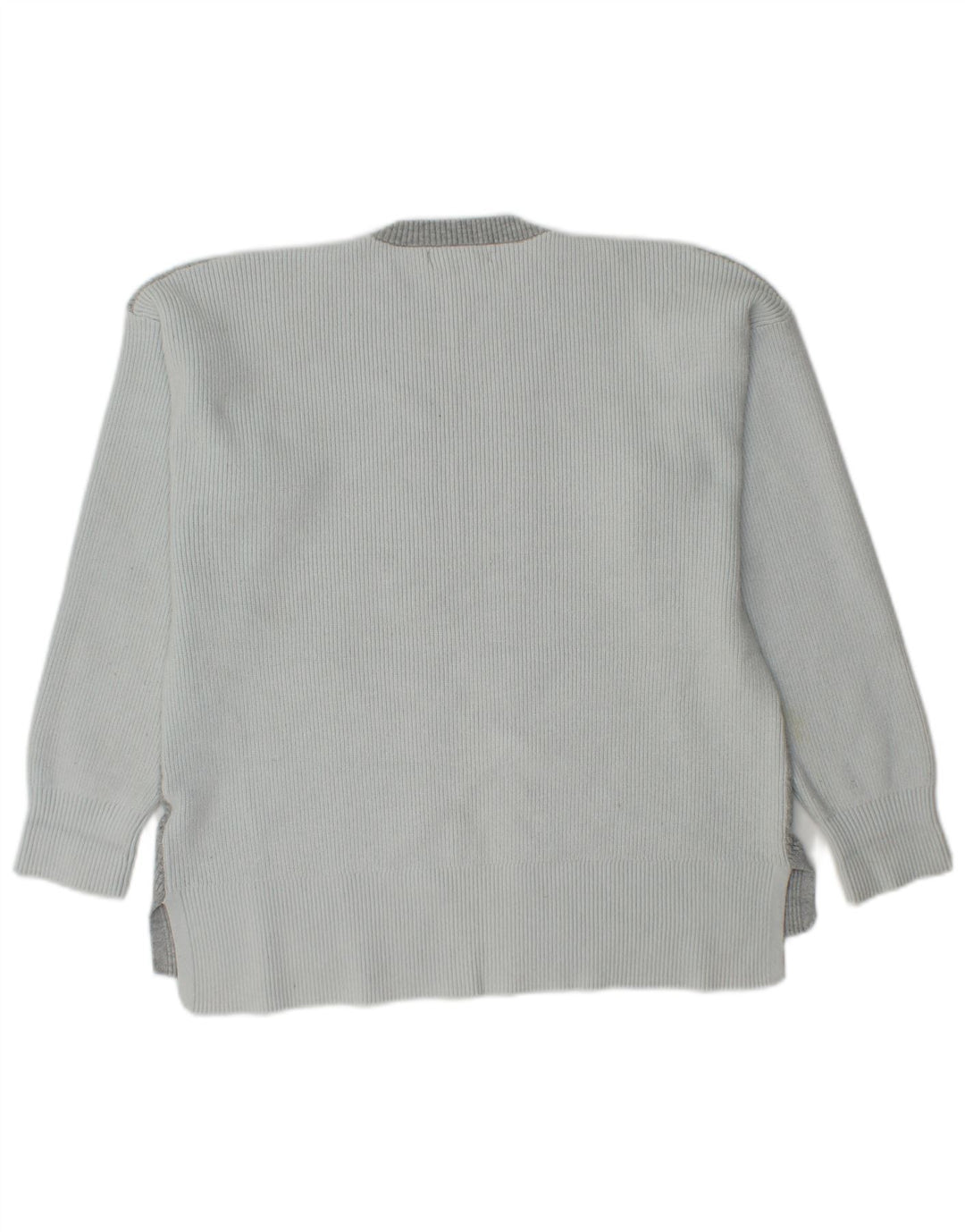 Marks & Spencer Damski sweter z okrągłym dekoltem, UK 16, duży, szary