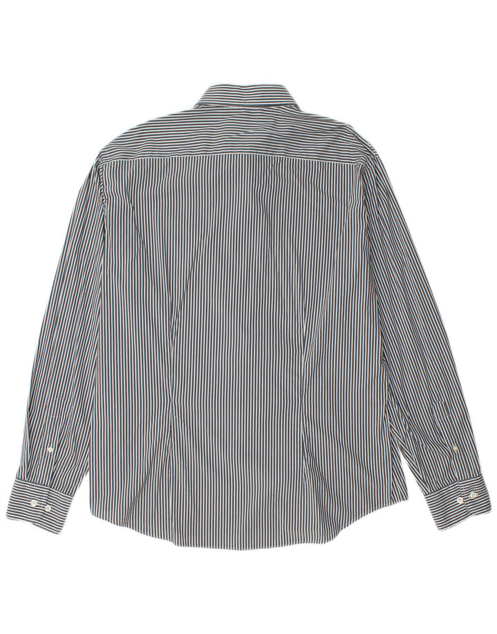 Koszula męska Fred Perry Slim Fit 2XL, granatowa, bawełniana w prążki