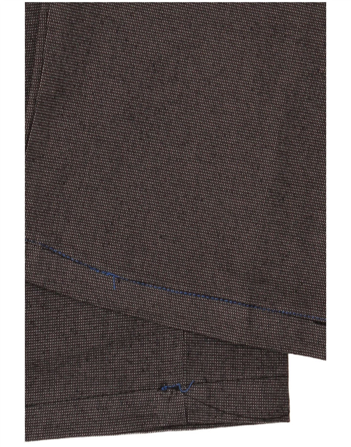 Marks & Spencer Męskie proste, przycięte spodnie W44 L23 Szara bawełna