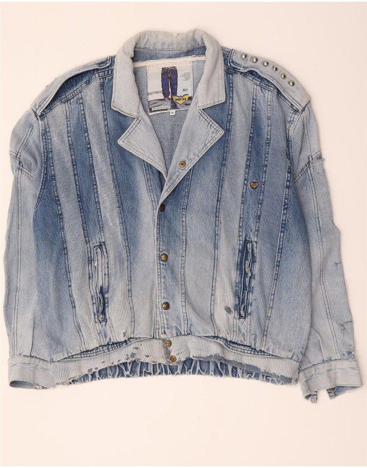 Męska kurtka dżinsowa POP 84 UK 42 XL niebieska