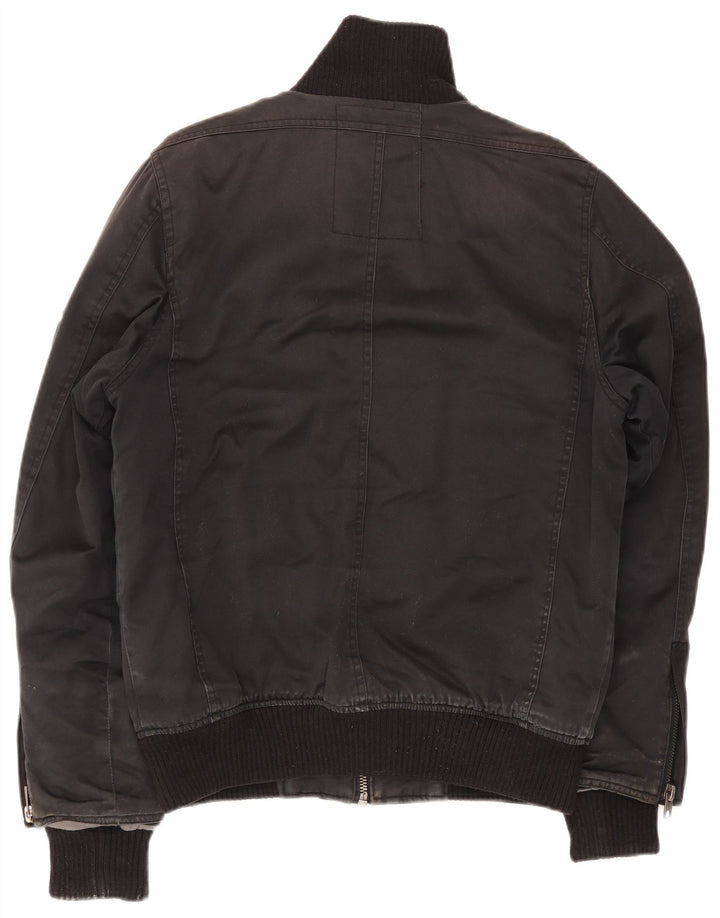 Męska kurtka użytkowa Jack & Jones UK 40, duża, czarna, bawełniana