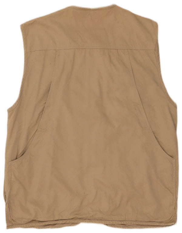Męska kamizelka Univers Utility UK 42 XL, beżowa, bawełniana