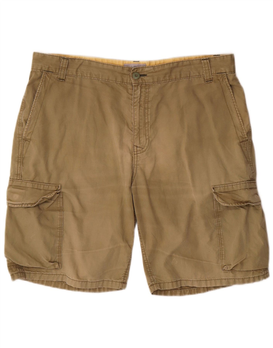 Marks & Spencer Męskie szorty cargo o regularnym kroju W36, duże, bawełniane w kolorze khaki