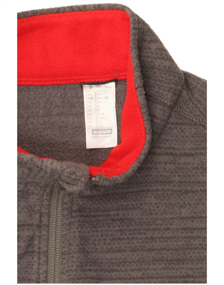 Męska kurtka polarowa Decathlon UK 42 XL, szara