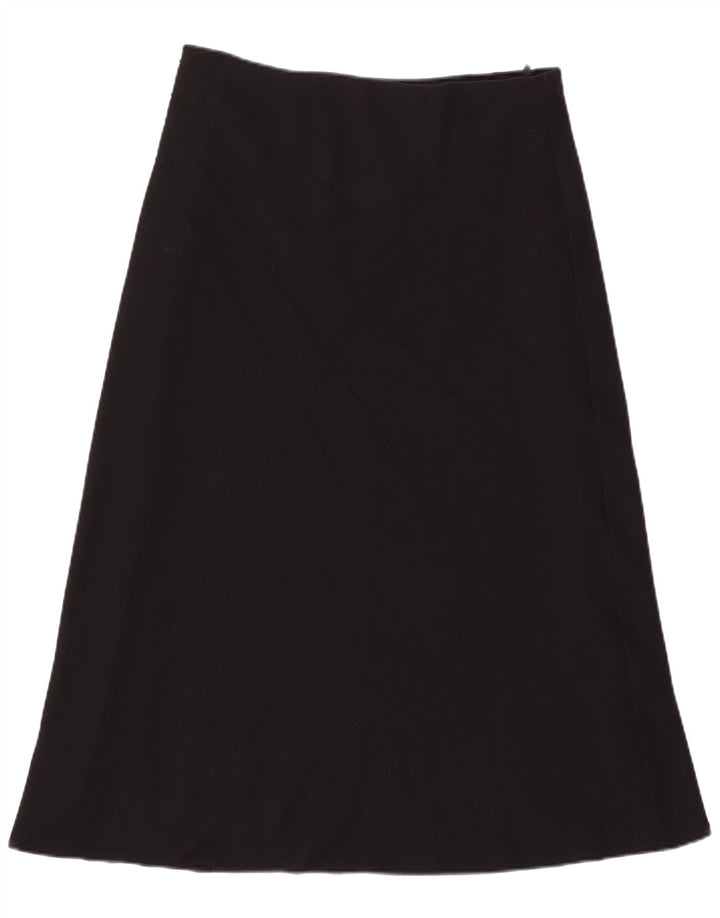 Marks & Spencer Damska spódnica w kształcie litery A UK 16, duża, W33, czarna, poliester