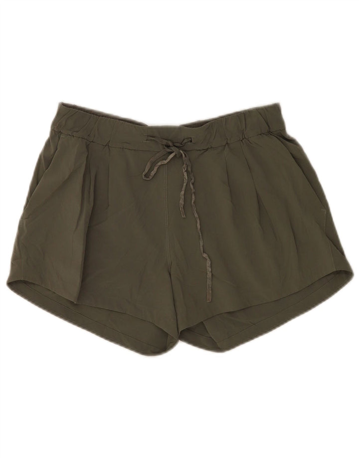 Damskie spodenki sportowe Lululemon US 6, średni khaki, poliester