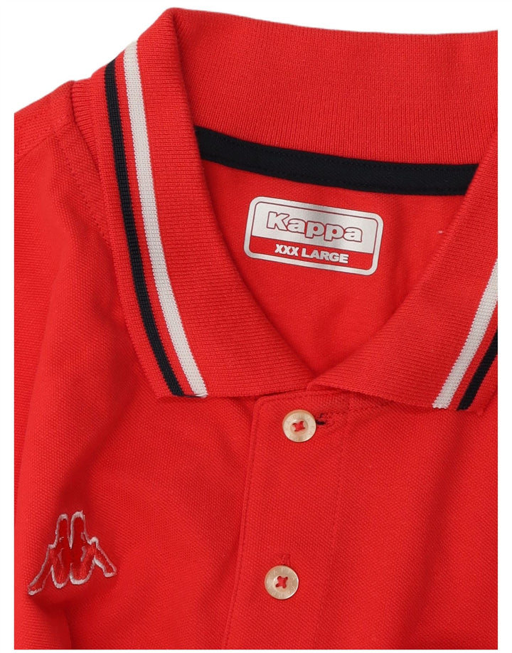 Męska koszulka polo Kappa 3XL czerwona