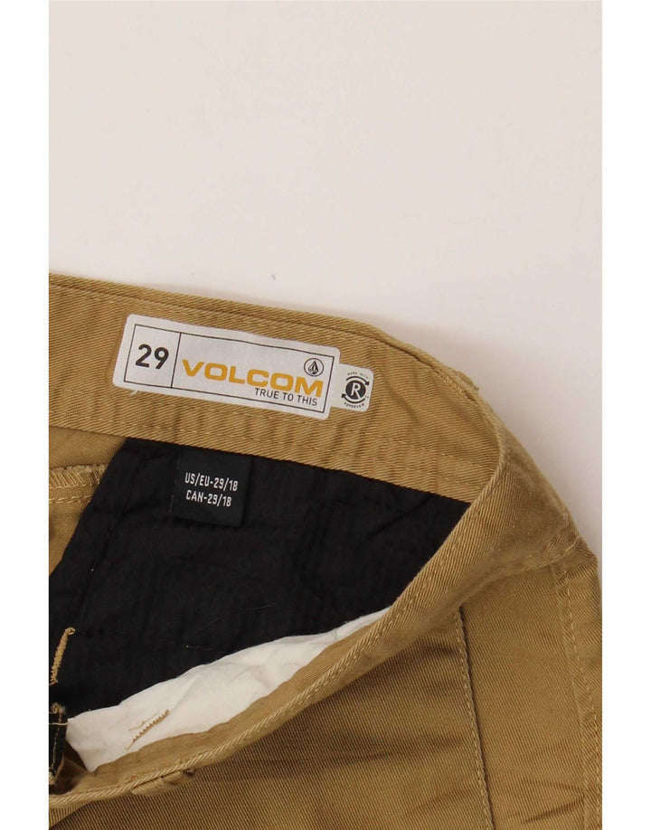 Męskie spodenki chino Volcom W29, małe, khaki, poliester