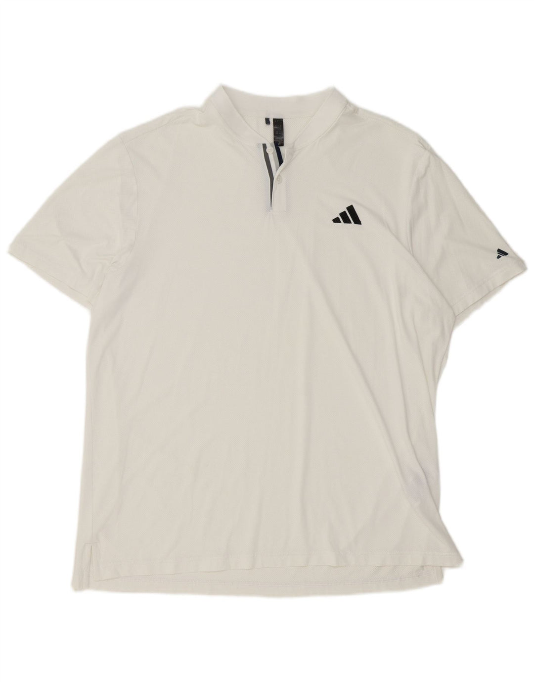 Męska koszulka polo Adidas XL, biała, poliestrowa