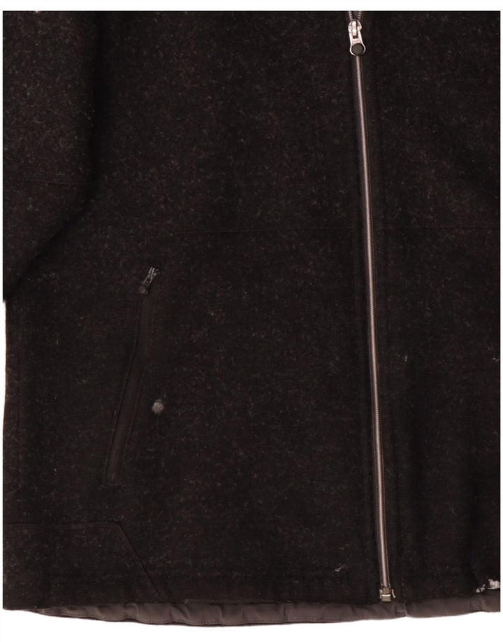 Męski sweter rozpinany THE NORTH FACE UK 40, duża, szara wełna