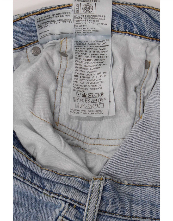 Męskie jeansy Levi's 514 Straight W38 L32 Niebieskie bawełniane