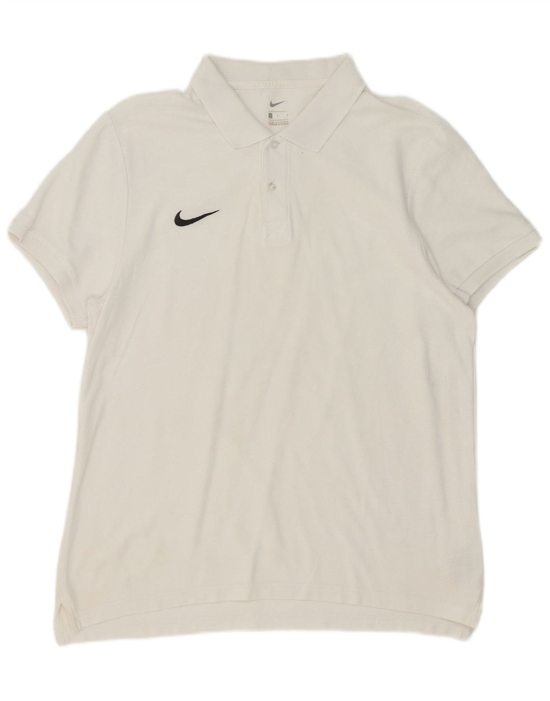 Męska koszulka polo Nike, duża, biała, bawełniana