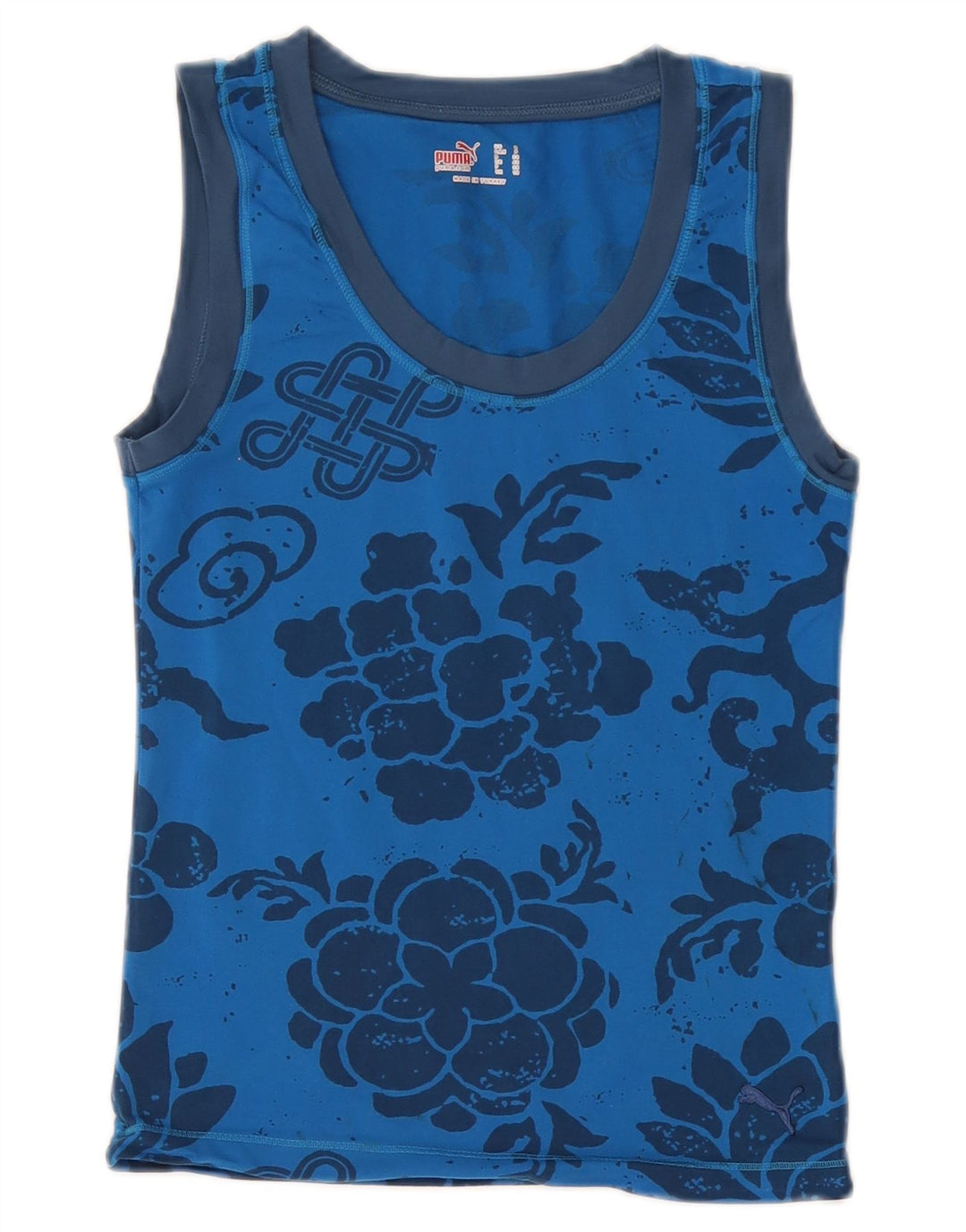 Damska kamizelka z grafiką PUMA Top UK 10 Small Blue Floral