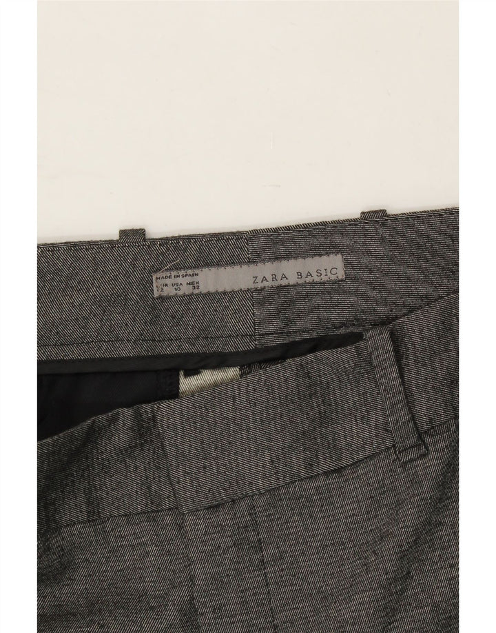 ZARA Womens Bootcut Casual Trousers EU 42 Large W32 L30 Grey Polyester Vintage Zara and Second-Hand Zara from Messina Hembry 