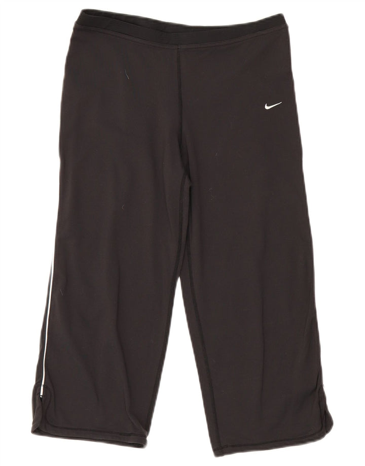 Damskie legginsy Nike Capri UK 8/10, mały, czarny nylon