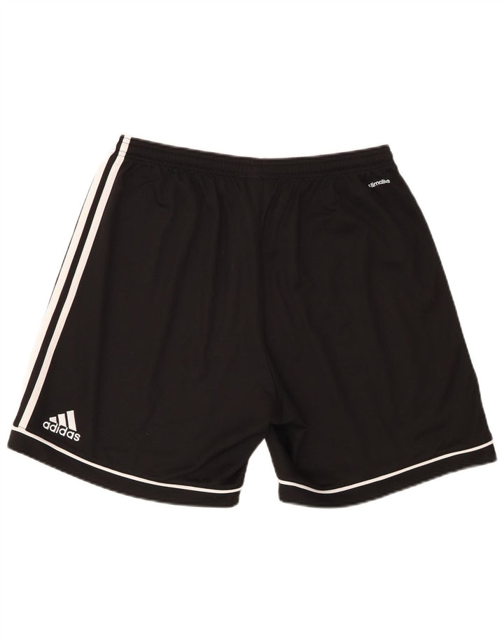 Męskie spodenki sportowe Adidas Climalite, duże, czarne, poliestrowe