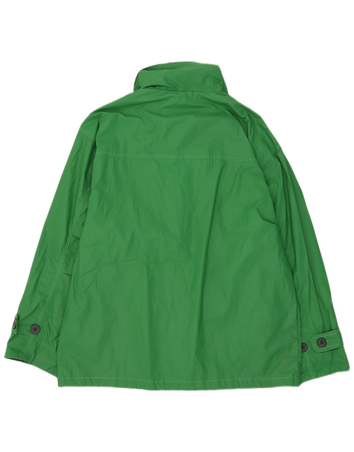 Męska kurtka z kapturem w stylu vintage, UK 42 XL, zielony poliester