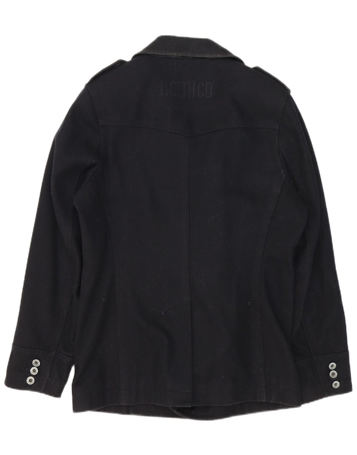 Płaszcz męski Jack & Jones w kolorze groszku UK 40, duży czarny