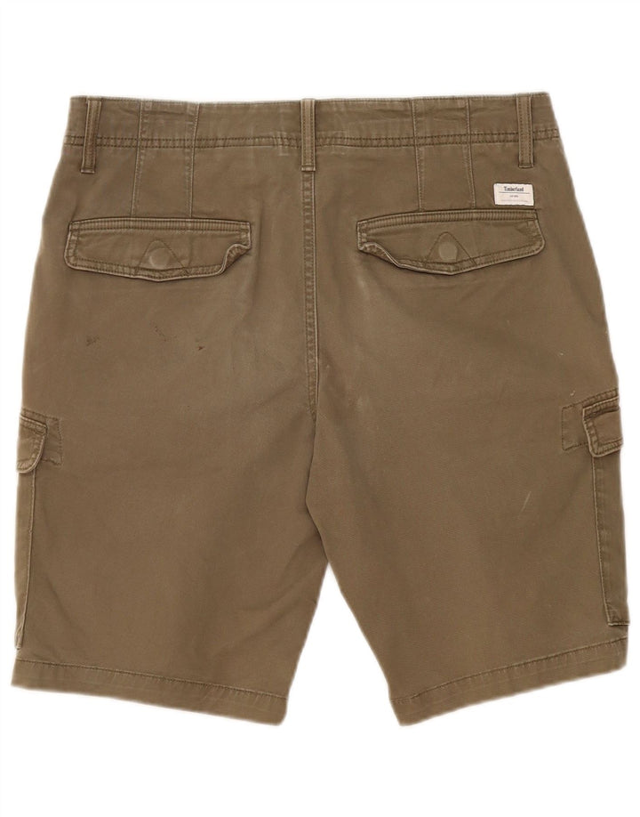 Męskie spodenki cargo Timberland W32, średnia bawełna khaki