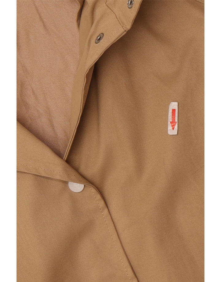 Damski płaszcz przeciwdeszczowy Zara Oversize z kapturem UK 10 Small Beige
